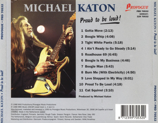 Michael Katon - Proud To Be Loud! (CD Tweedehands)