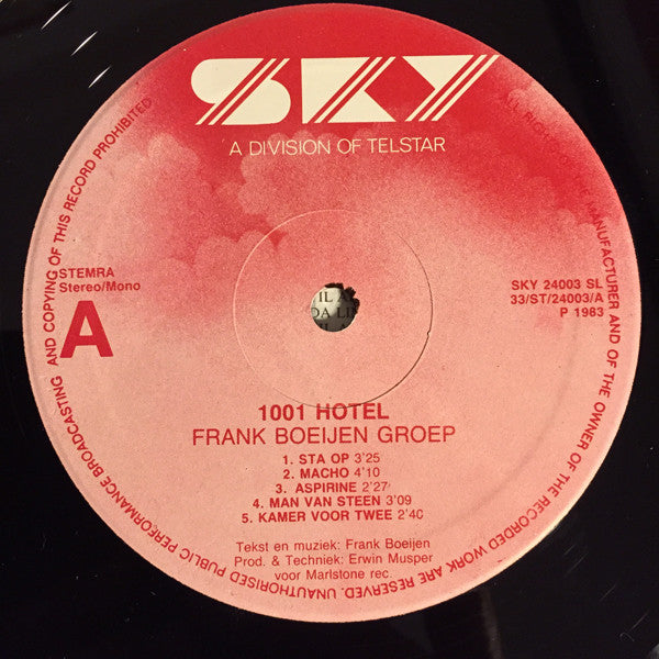 Frank Boeijen Groep - 1001 Hotel (LP Tweedehands)