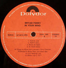 Bryan Ferry - In Your Mind (LP Tweedehands)