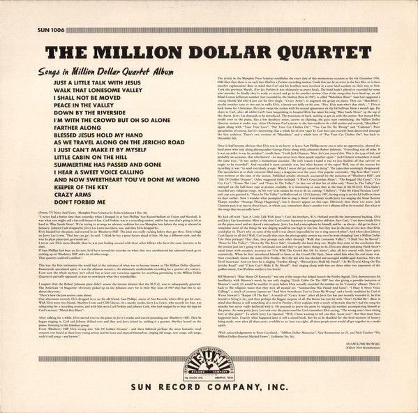 Million Dollar Quartet, The - The Million Dollar Quartet (LP Tweedehands)