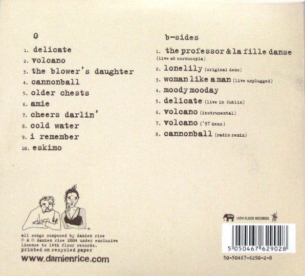 Damien Rice - O / B-Sides (CD Tweedehands)