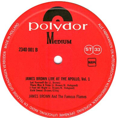 James Brown & The Famous Flames - Live At The Apollo Vol.1 (LP Tweedehands) - Discords.nl