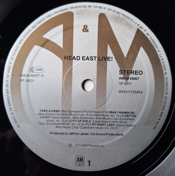 Head East - Head East Live! (LP Tweedehands)