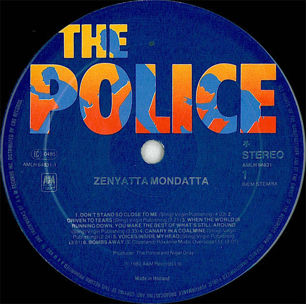 Police, The - Zenyatta Mondatta (LP Tweedehands)