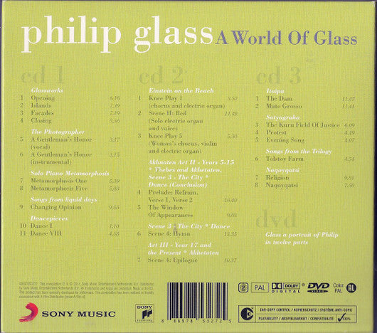 Philip Glass - A World of Glass - A World of Glass (CD Tweedehands)