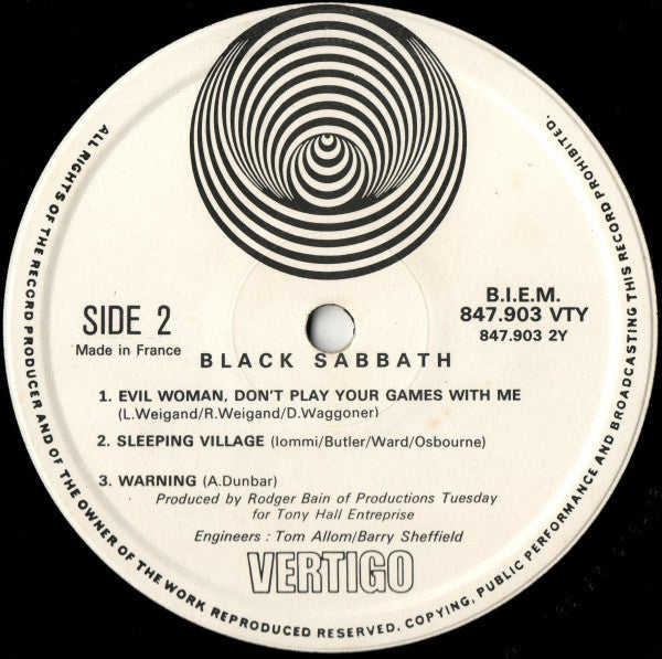 Black Sabbath - Black Sabbath (LP Tweedehands)