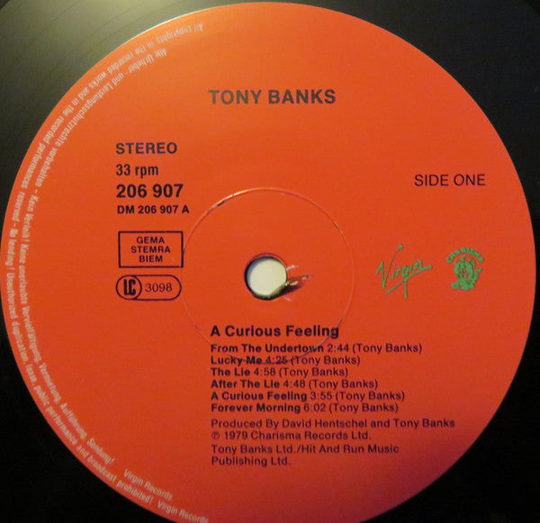 Tony Banks - A Curious Feeling (LP Tweedehands)