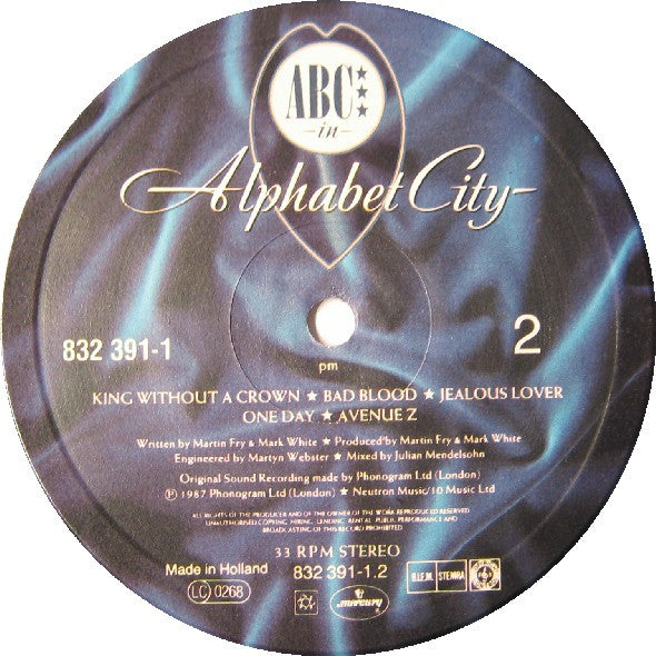 ABC - Alphabet City (LP Tweedehands)