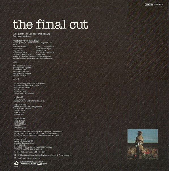 Pink Floyd - The Final Cut (LP Tweedehands)