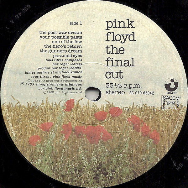 Pink Floyd - The Final Cut (LP Tweedehands)