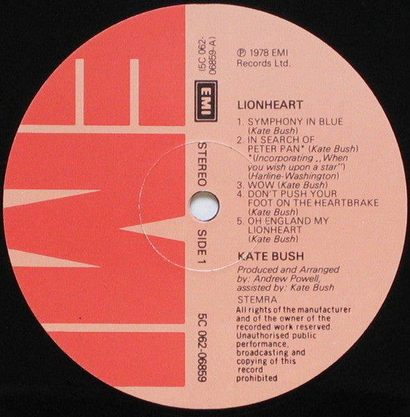 Kate Bush - Lionheart (LP Tweedehands)