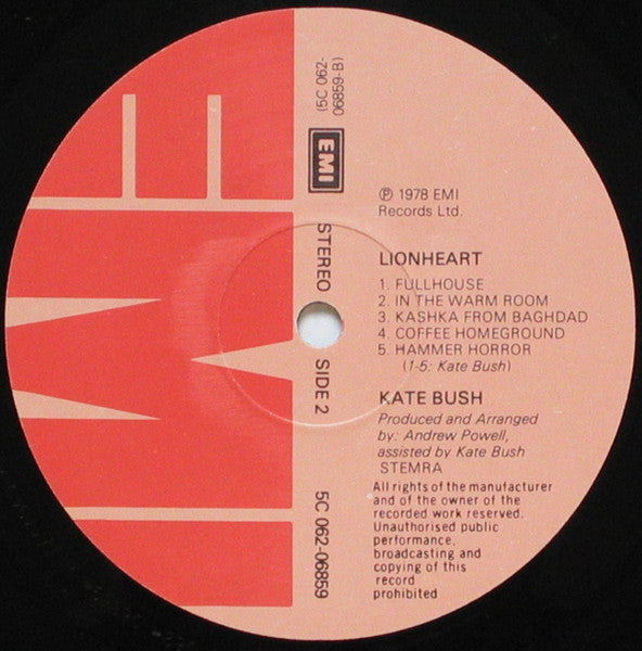 Kate Bush - Lionheart (LP Tweedehands)