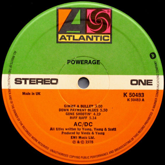 AC/DC - Powerage (LP Tweedehands)