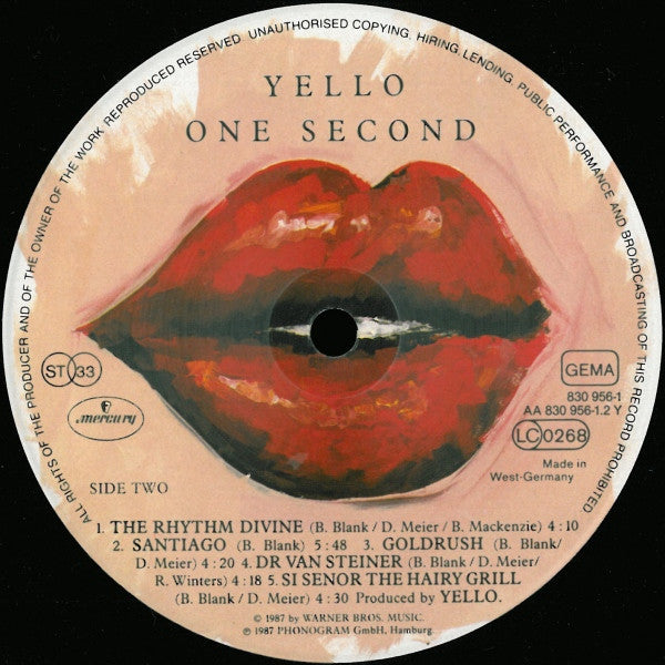 Yello - One Second (LP Tweedehands)