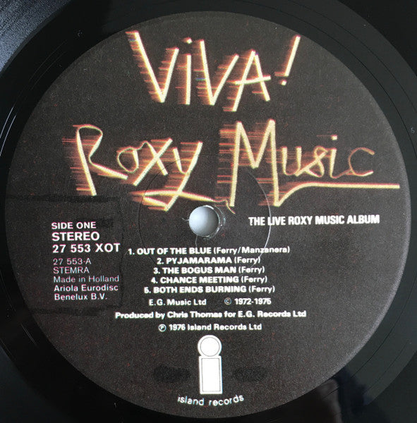 Roxy Music - Viva ! The Live Roxy Music Album (LP Tweedehands)