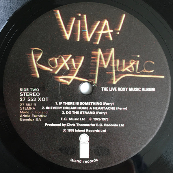 Roxy Music - Viva ! The Live Roxy Music Album (LP Tweedehands)