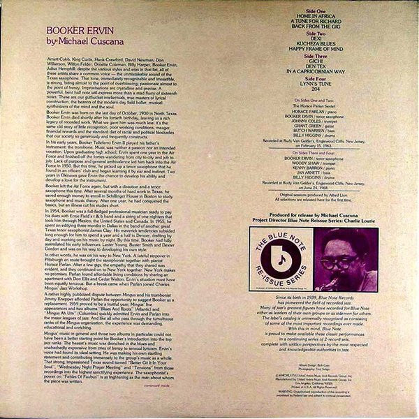 Booker Ervin - Back From The Gig (LP Tweedehands) - Discords.nl