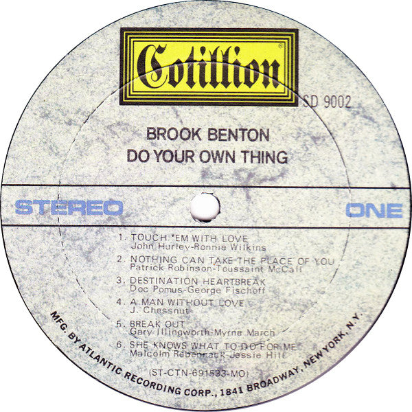 Brook Benton - Do Your Own Thing (LP Tweedehands) - Discords.nl