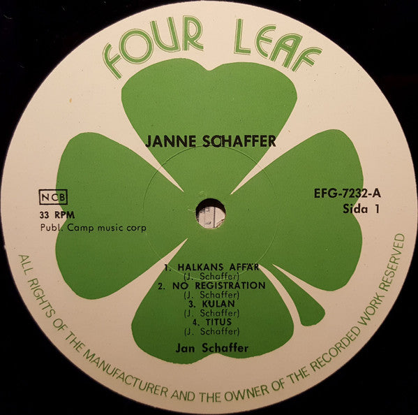 Janne Schaffer - Janne Schaffer (LP Tweedehands) - Discords.nl