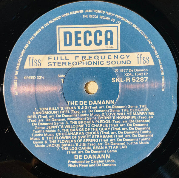 De Danann - Selected Jigs Reels & Songs (LP Tweedehands)