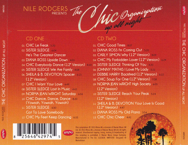 Nile Rodgers Presents Chic - Up All Night (CD)