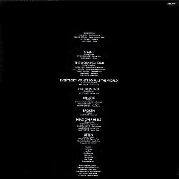 Tears For Fears - Songs From The Big Chair (LP Tweedehands) - Discords.nl