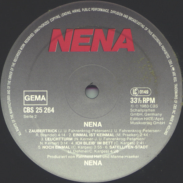 Nena - Nena (LP Tweedehands)