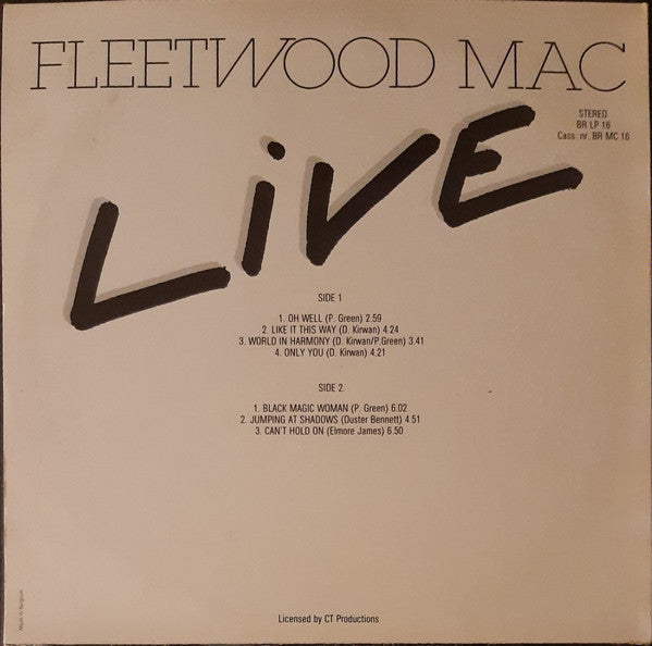 Fleetwood Mac - Live (LP Tweedehands)