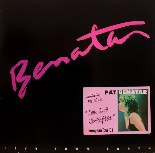 Pat Benatar - Live From Earth (LP Tweedehands)