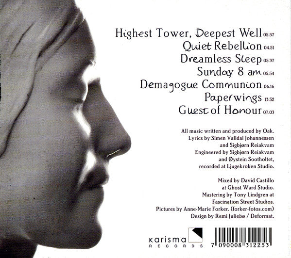 Oak (22) - The Quiet Rebellion Of Compromise (CD)