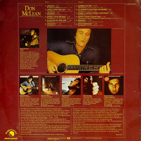 Don McLean - Alle Hits (LP Tweedehands)