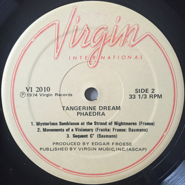 Tangerine Dream - Phaedra (LP Tweedehands)