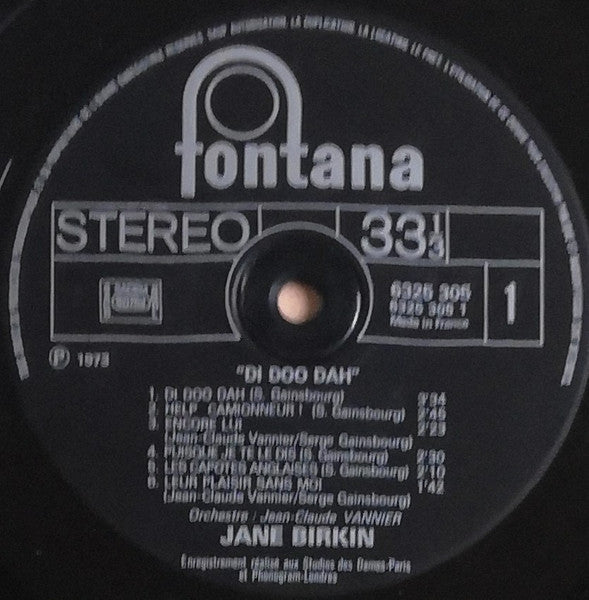 Jane Birkin - Di Doo Dah (LP Tweedehands) - Discords.nl