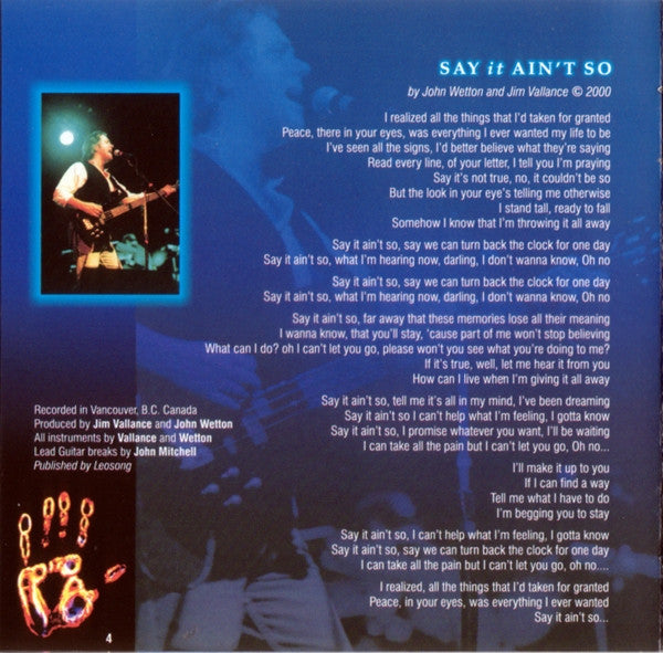 John Wetton - Sinister (CD) - Discords.nl