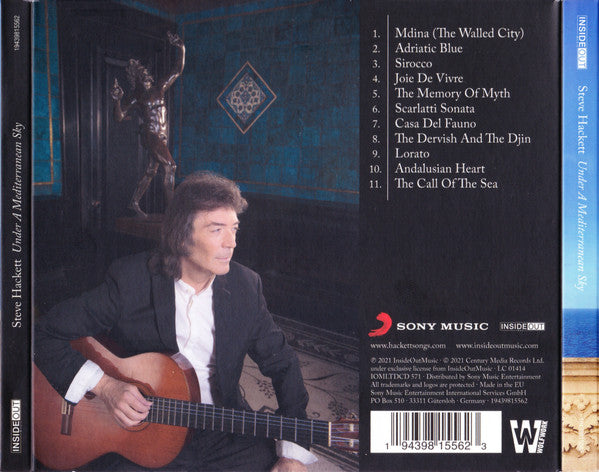 Steve Hackett - Under A Mediterranean Sky (CD)