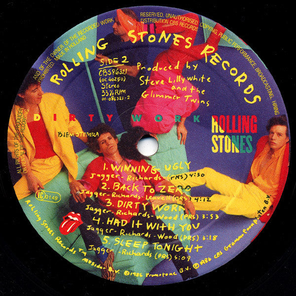 Rolling Stones, The - Dirty Work (LP Tweedehands) - Discords.nl