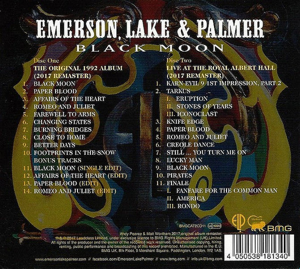 Emerson, Lake & Palmer - Black Moon (CD)