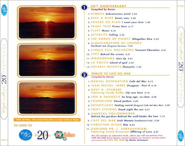 Various - Café Del Mar - 20th Anniversary (1980-2000) (CD Tweedehands)