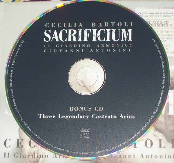 Cecilia Bartoli, Il Giardino Armonico, Giovanni Antonini - Sacrificium (CD)