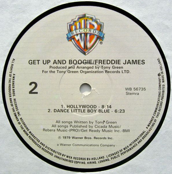 Freddie James - Get Up And Boogie (LP Tweedehands)