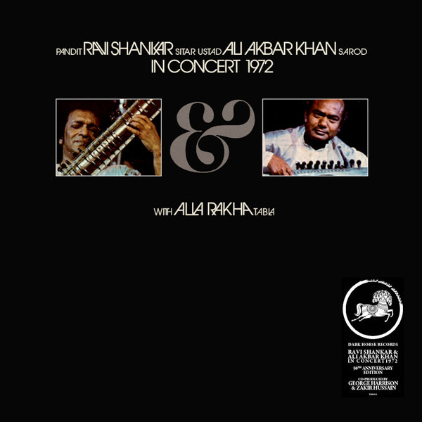 Ravi Shankar & Ali Akbar Khan - In concert 1972 -50th anniversary- (LP)