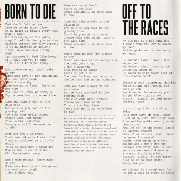 Lana Del Rey - Born To Die (CD)