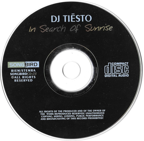 DJ Tiësto - In Search Of Sunrise (CD Tweedehands)