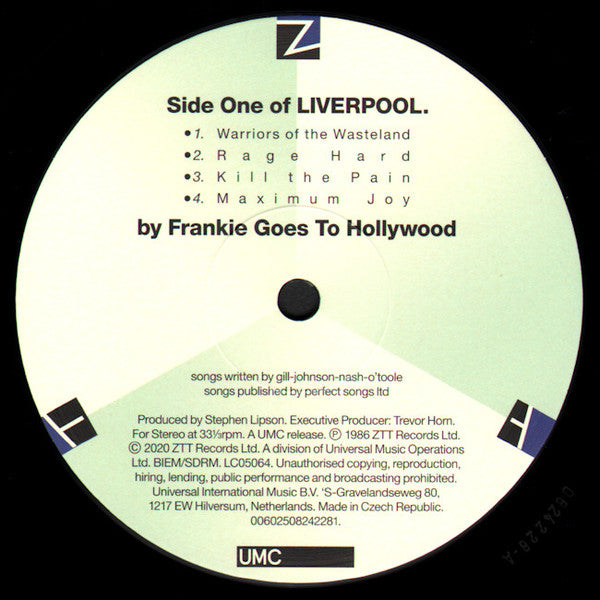 Frankie Goes To Hollywood - Liverpool ( LP)