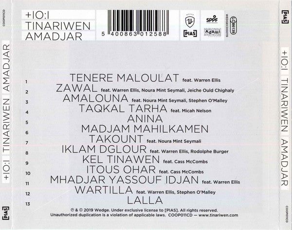 Tinariwen - Amadjar (CD Tweedehands)