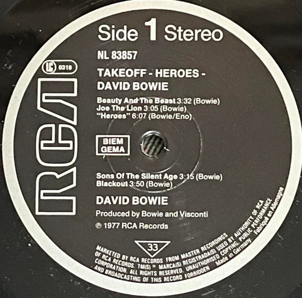 David Bowie - "Heroes" (LP Tweedehands)