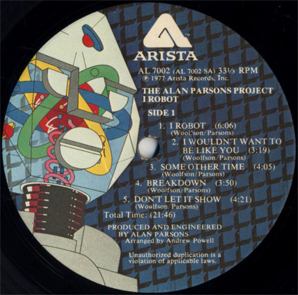 Alan Parsons Project, The - I Robot (LP Tweedehands)