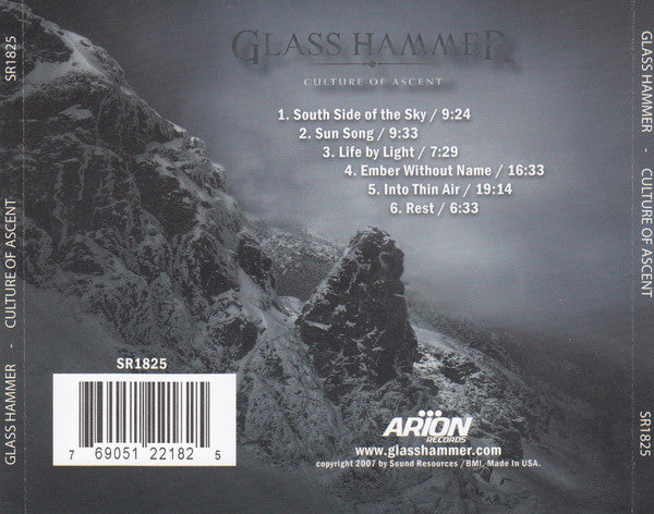 Glass Hammer - Culture Of Ascent (CD)