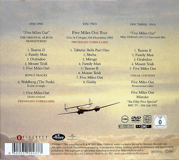 Mike Oldfield - Five Miles Out (CD Tweedehands)