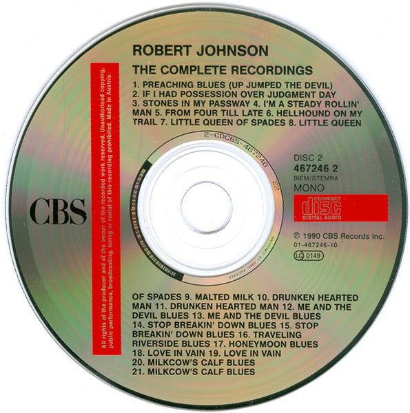 Robert Johnson - The Complete Recordings (CD)